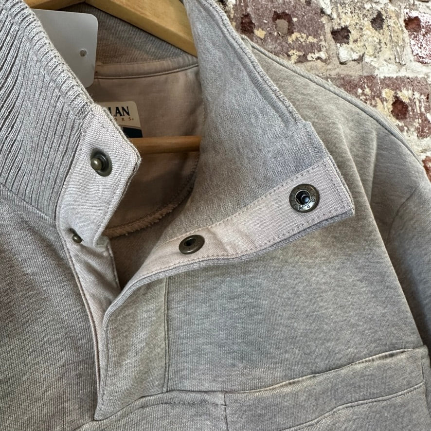 Magellan 1/4 snap Sweatshirt Pullover Tan Campfire Mens Large