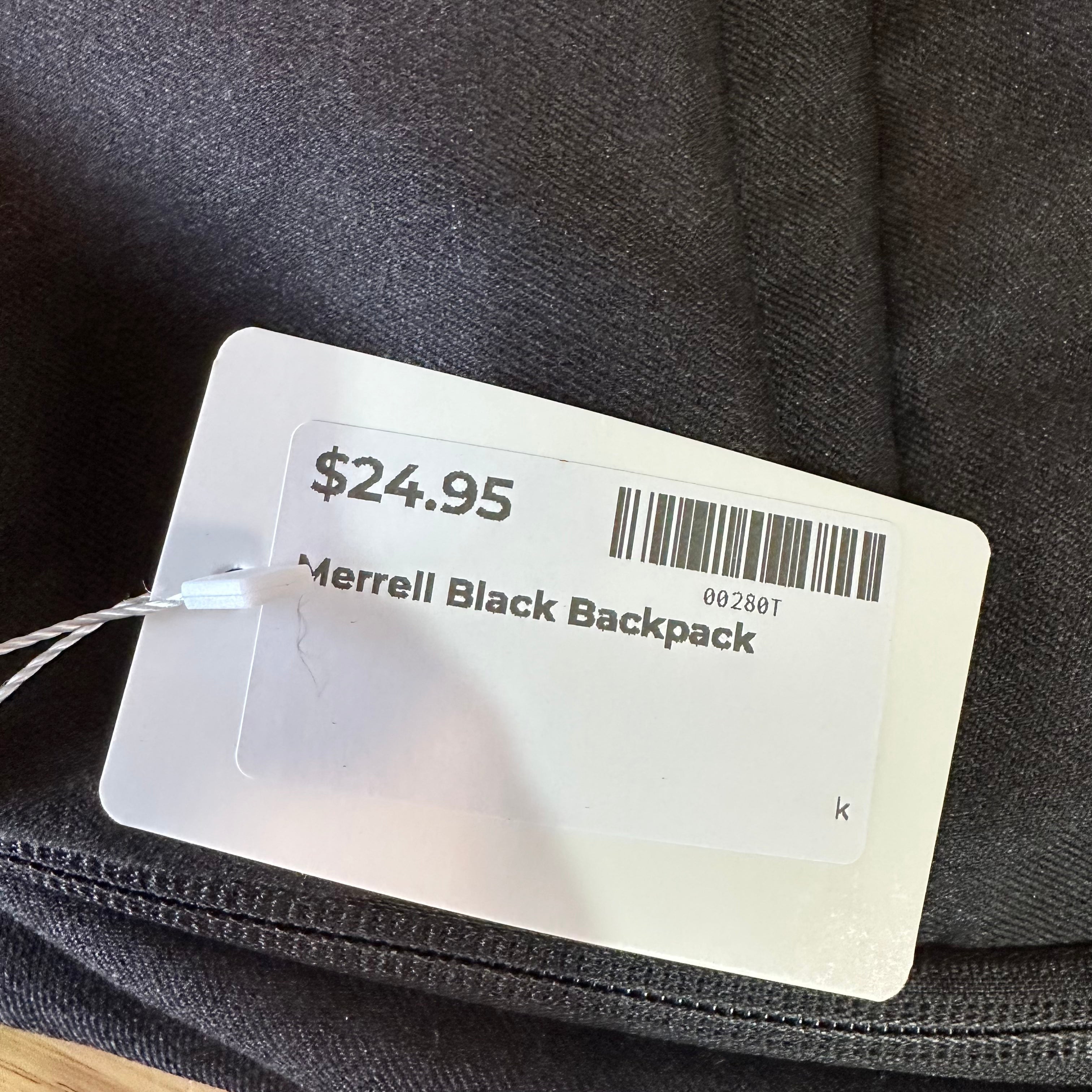 Merrell Black Backpack