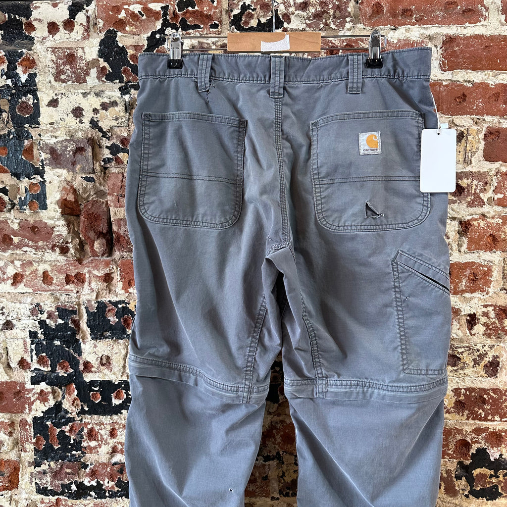 Carhartt Mens 36x30 Gray Pants