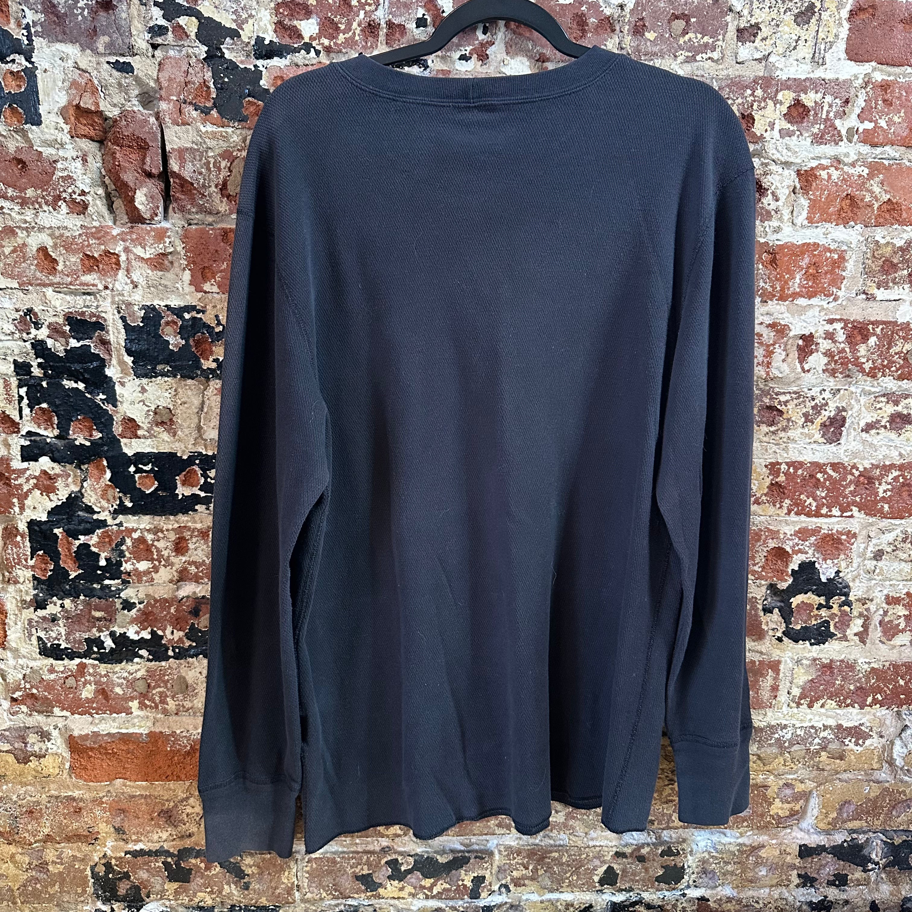Carhartt Men's Large L/S Thermal Black Shirt