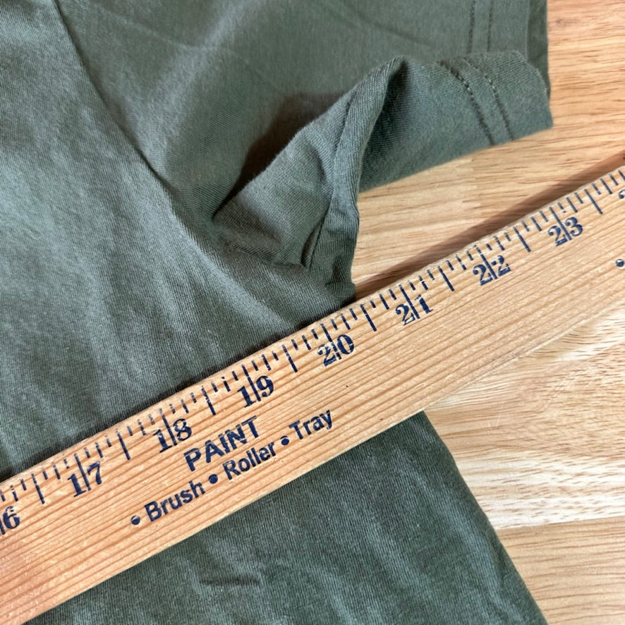 VANS off the wall T-Shirt Mens Large Green Short Sleeve