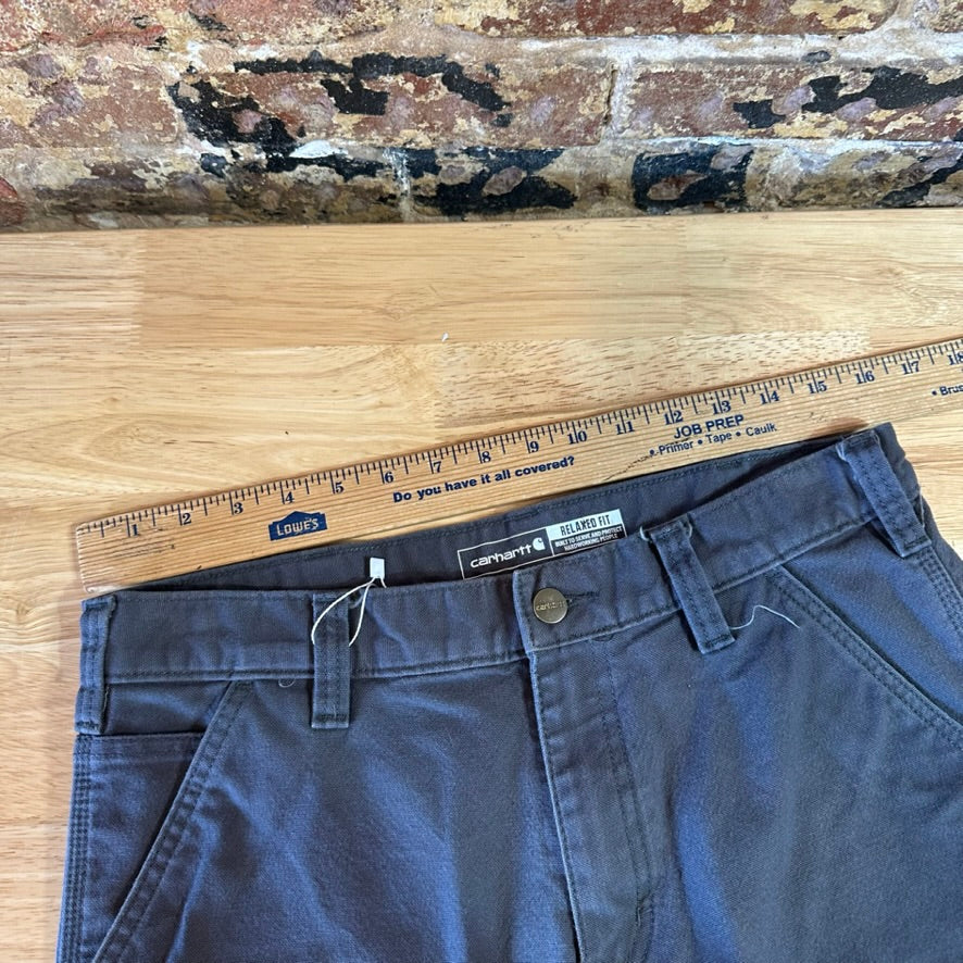 Carhartt Double Knee Mens 32x30 Gray Pants