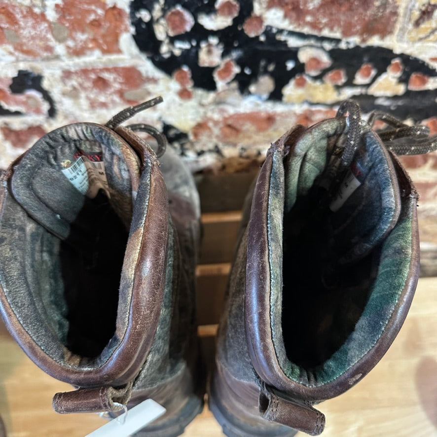 Rocky Camo Boots Mens 9