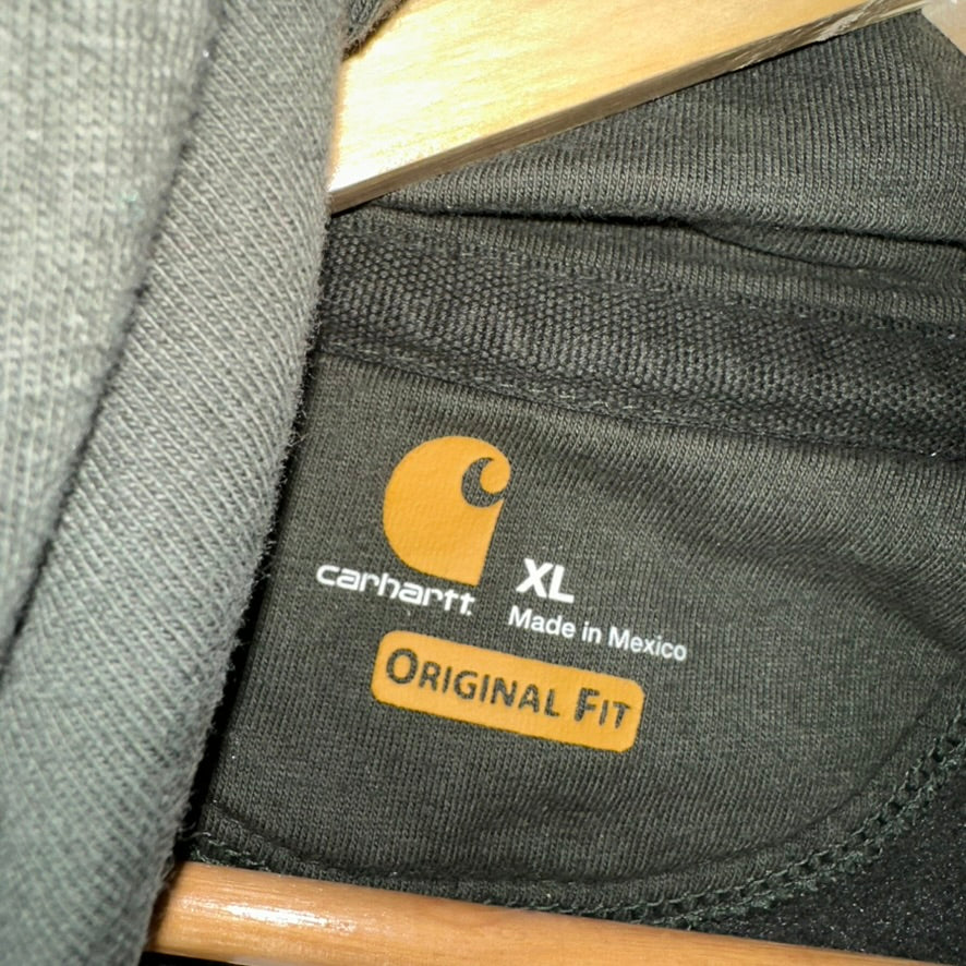 Carhartt Green Hoodie Sweatshirt Mens XL