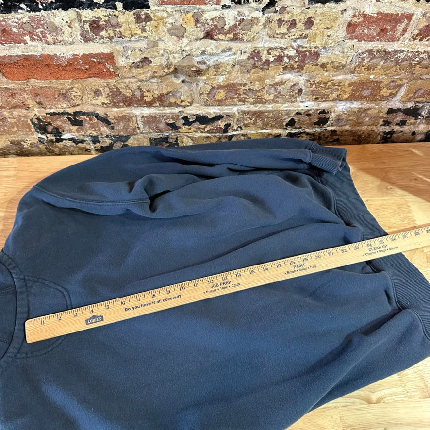 Carhartt Blue Zip up Sweatshirt Mens Medium