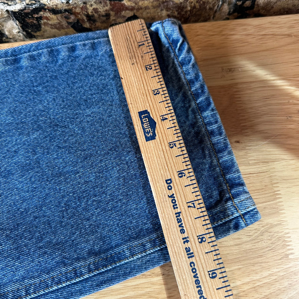 Carhartt Mens 36x34 Blue Jeans