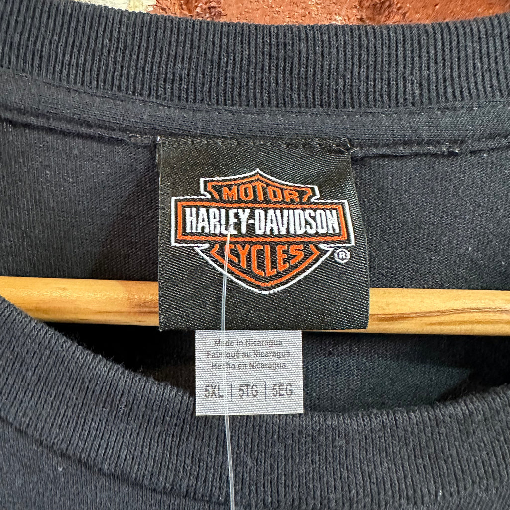 Harley Davidson Men's 5XL Short Sleeve Black T-Shirt NEW