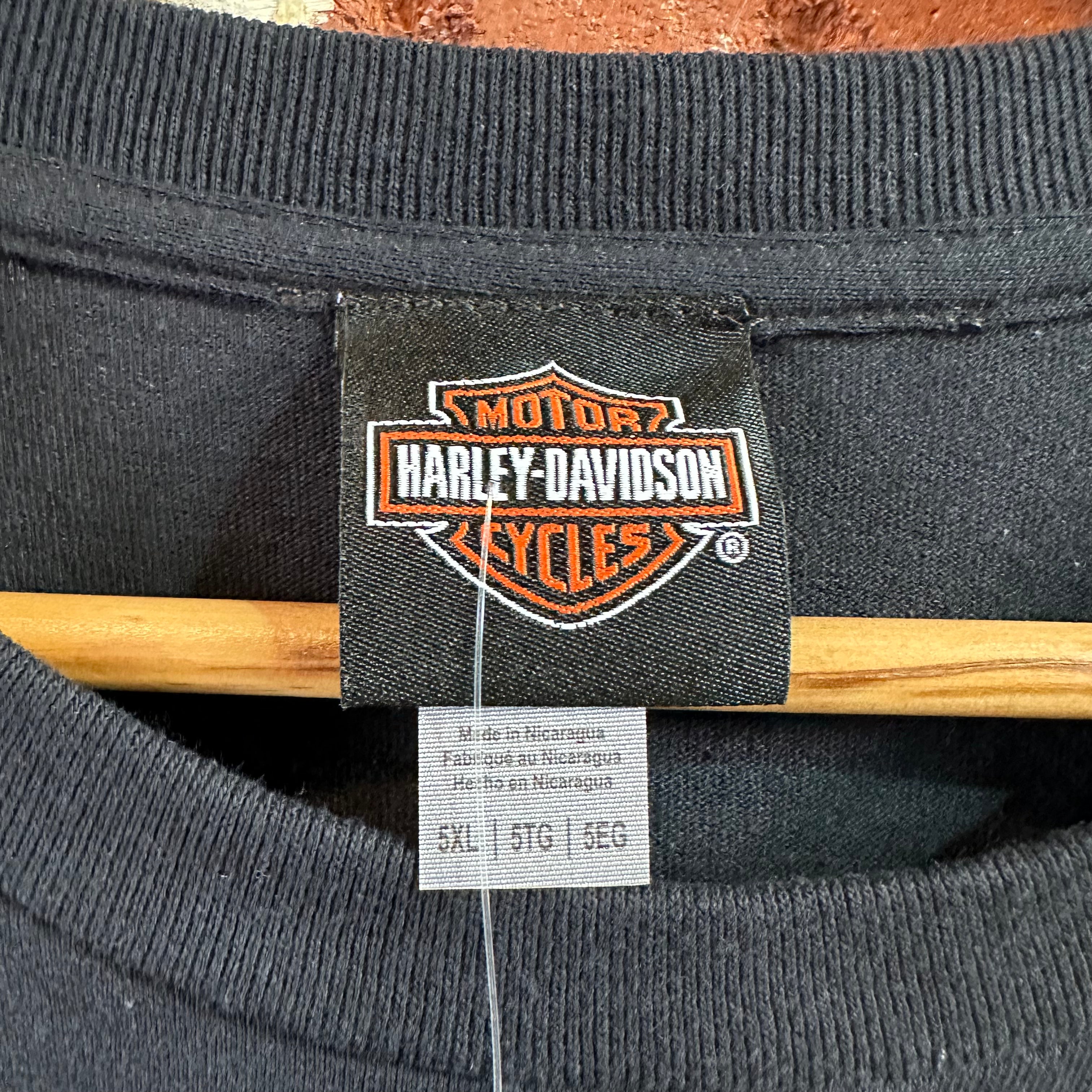 Harley Davidson Men's 5XL Short Sleeve Black T-Shirt NEW