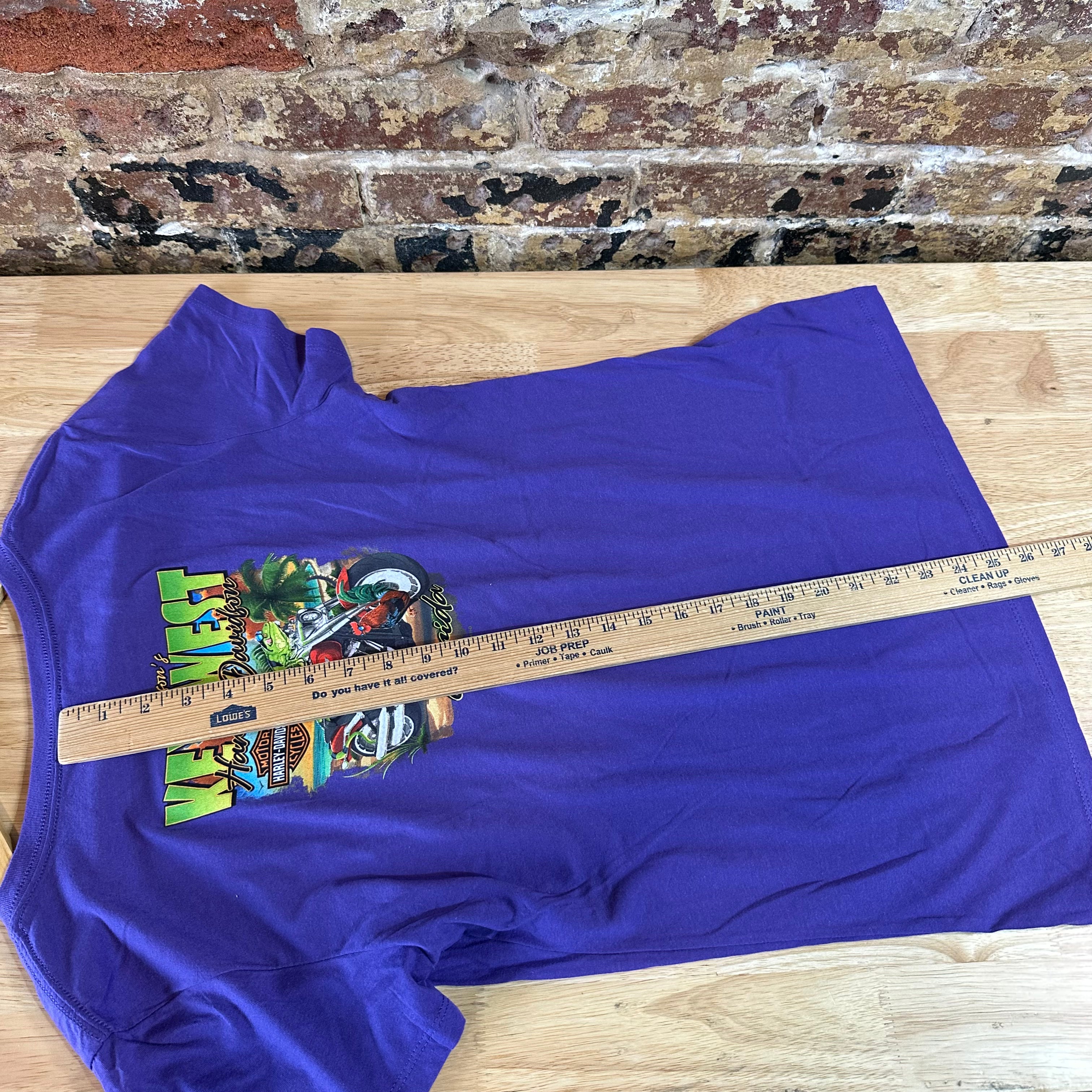 Harley Davidson Women's XL Short Sleeve Purple T-Shirt V-Neck NEW