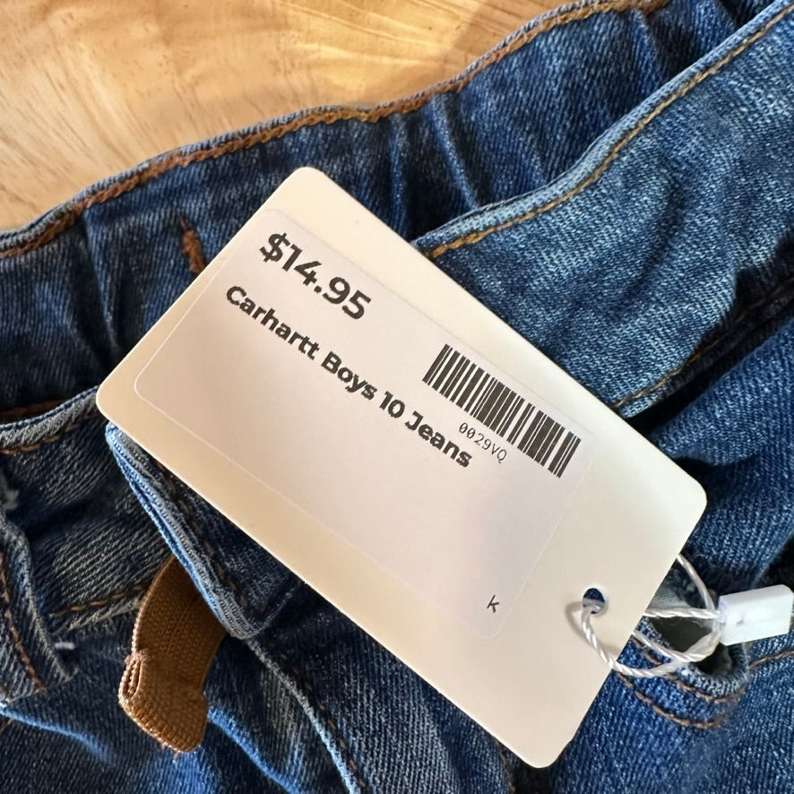 Carhartt Boys 10 Blue Jeans