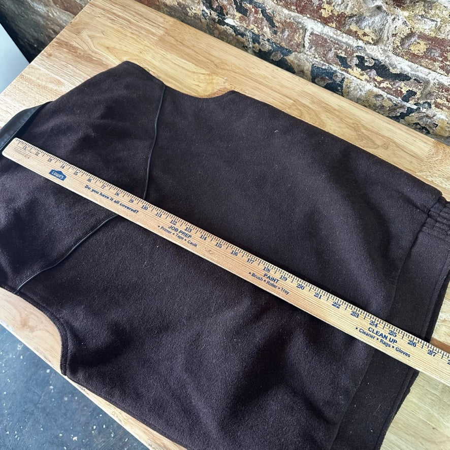 WALLS Western Snap Zip Closure Vest Mens Sz Small Fleece Cowboy