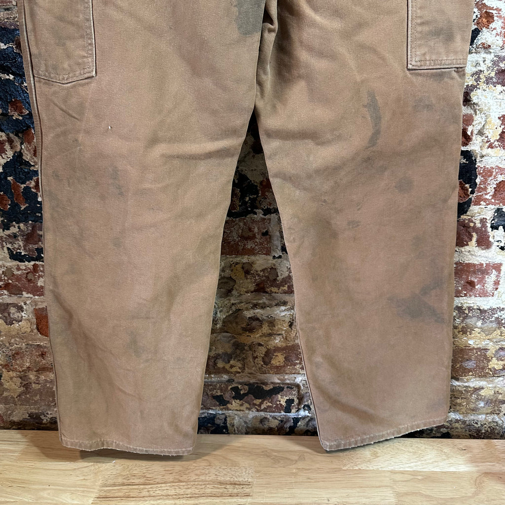 Carhartt B01 BRN Mens 34x30 Double Knee Pants