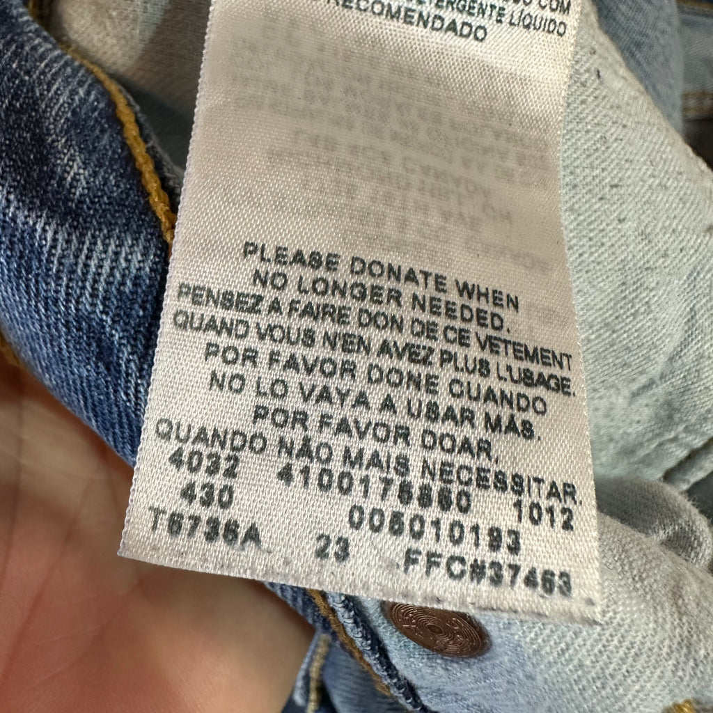 Levi's 501 Mens 33x34 Blue Jeans
