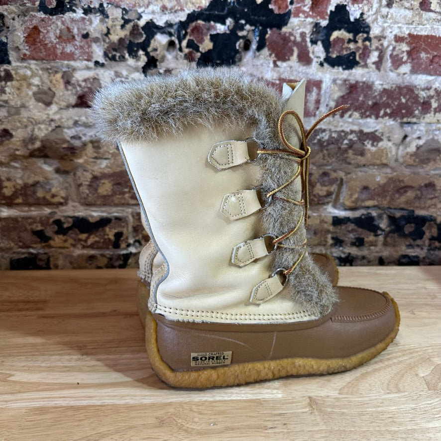 Sorel Nanook Snow Boots Woman's Winter Boot Tan Size 9