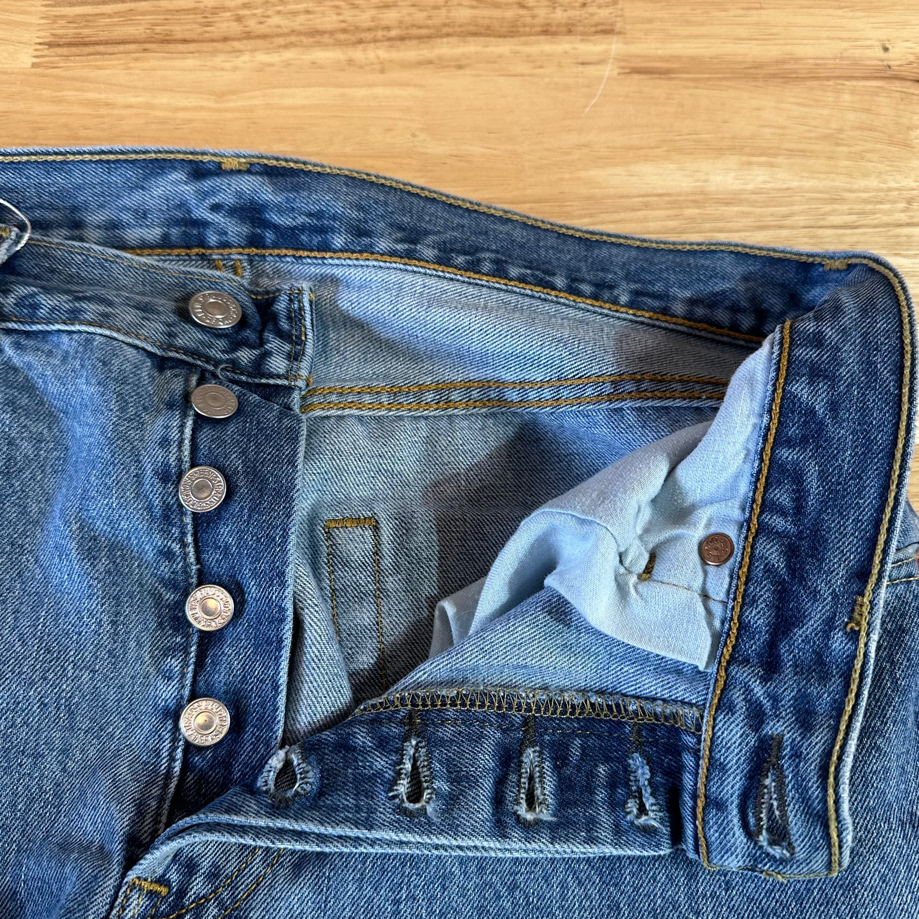 Levi's 501 Mens 33x34 Blue Jeans