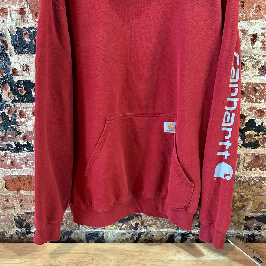 Carhartt Men's Large Tall Red Hoodie