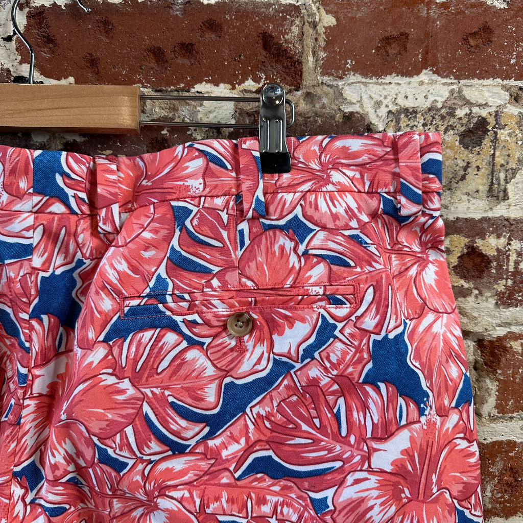 Vineyard Vines Shorts Mens 40 Pink Floral Performance Breaker Shorts Golf Preppy