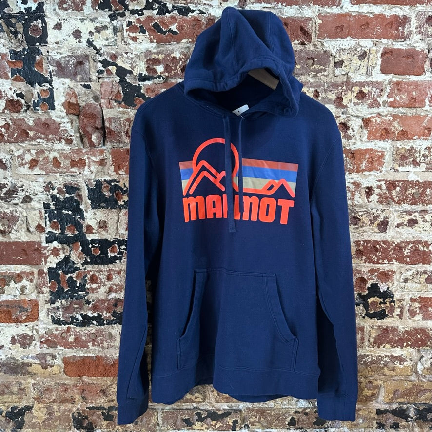Marmot Mens Large Blue Hoodie