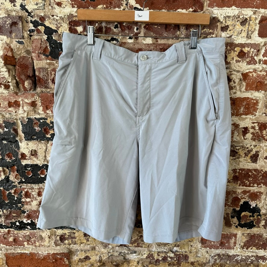 Columbia PFG Shorts Mens 36 Gray Fishing Outdoor Hiking 10" inseam