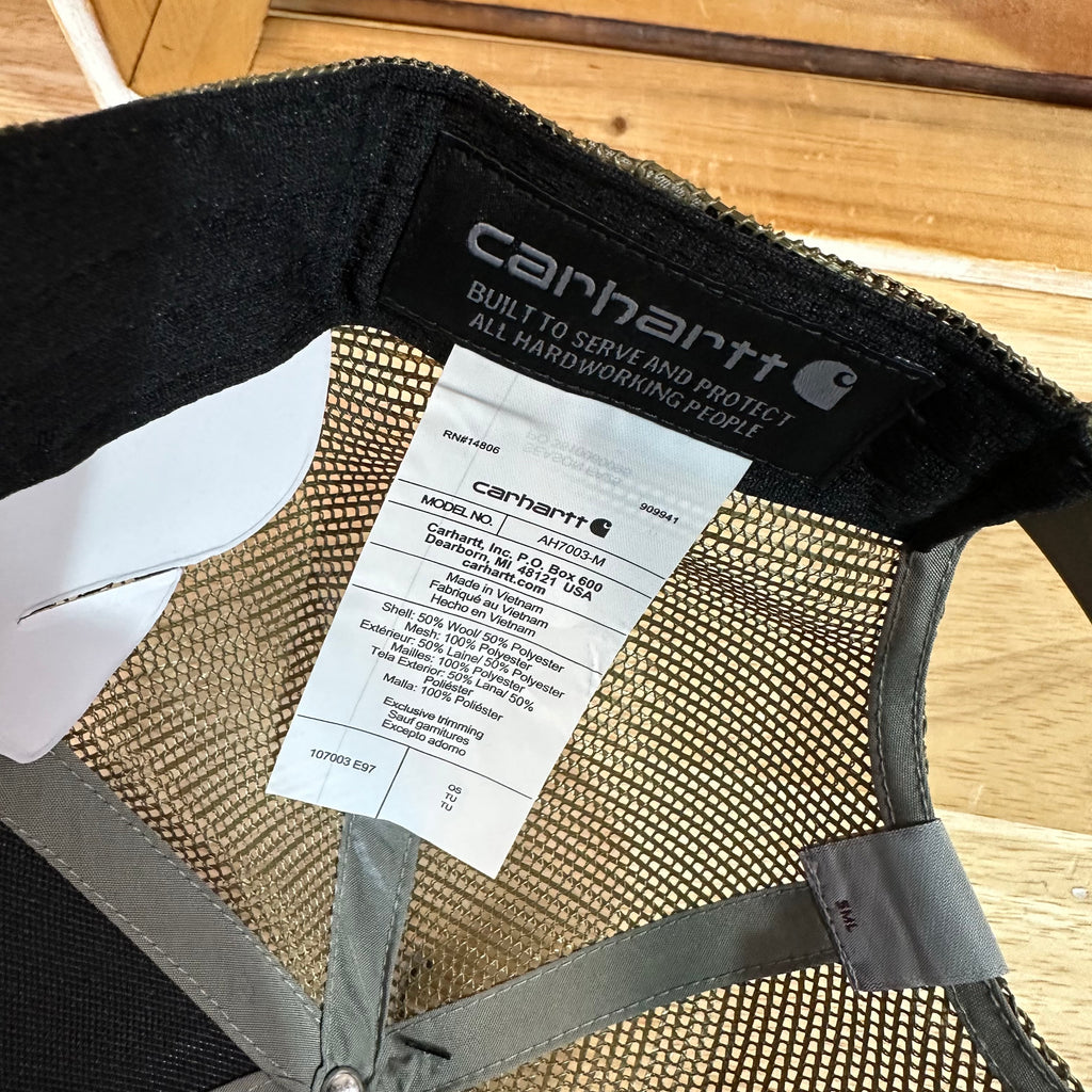 Carhartt Green Camo Hat NEW