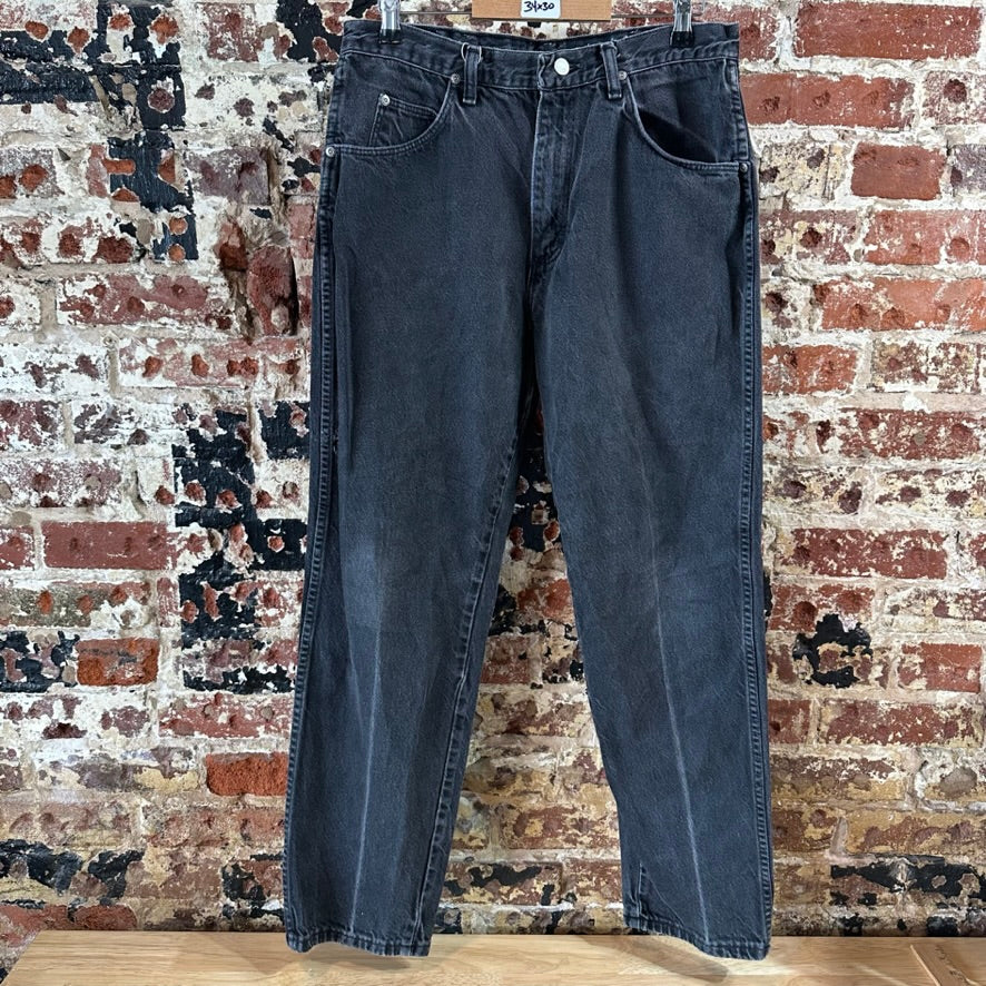 Wrangler Mens 34x30 Black Jeans