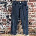 Wrangler Mens 34x30 Black Jeans