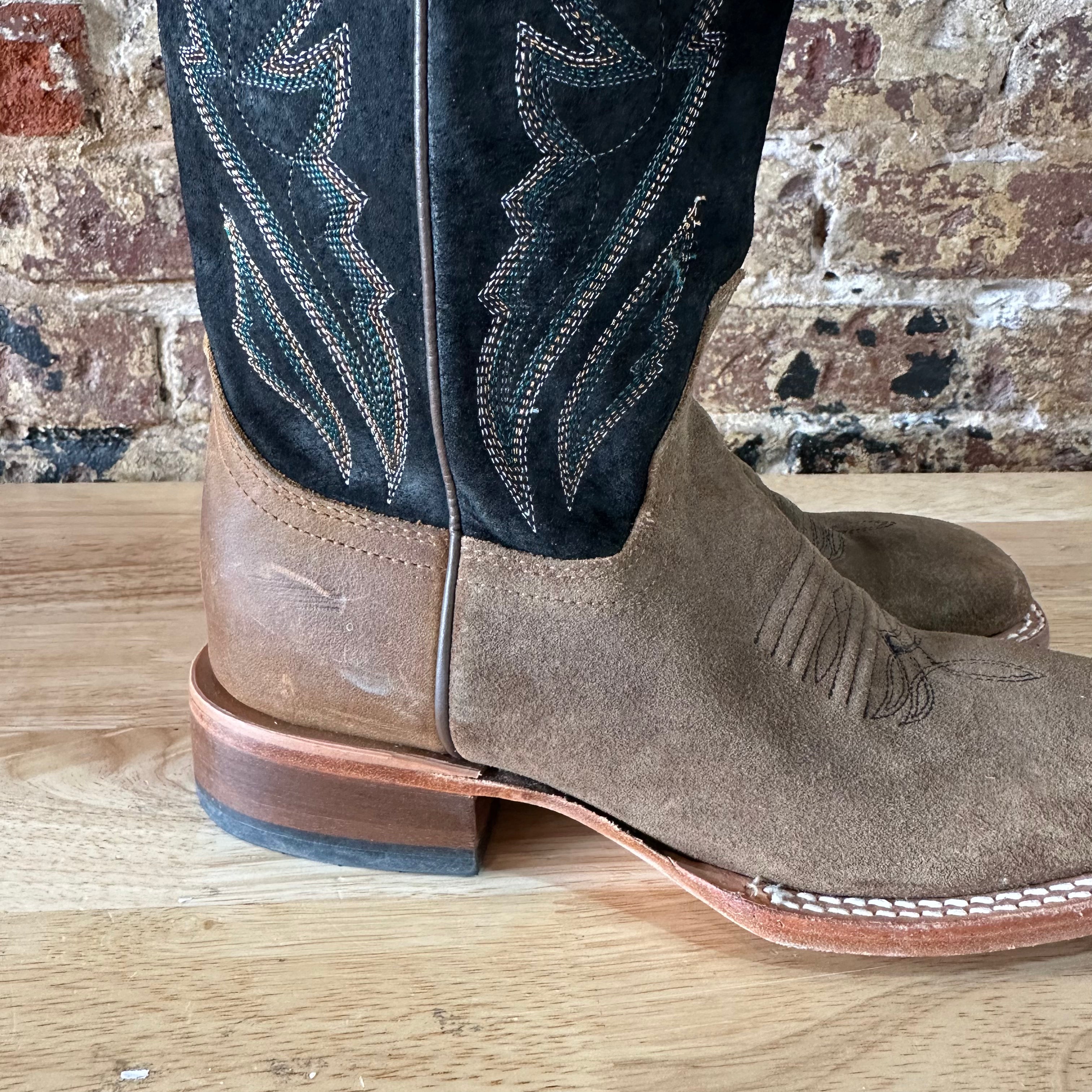 Justin Women's Palisade Western Boots JP2605 -  Sz 6.5 B Tan & Black