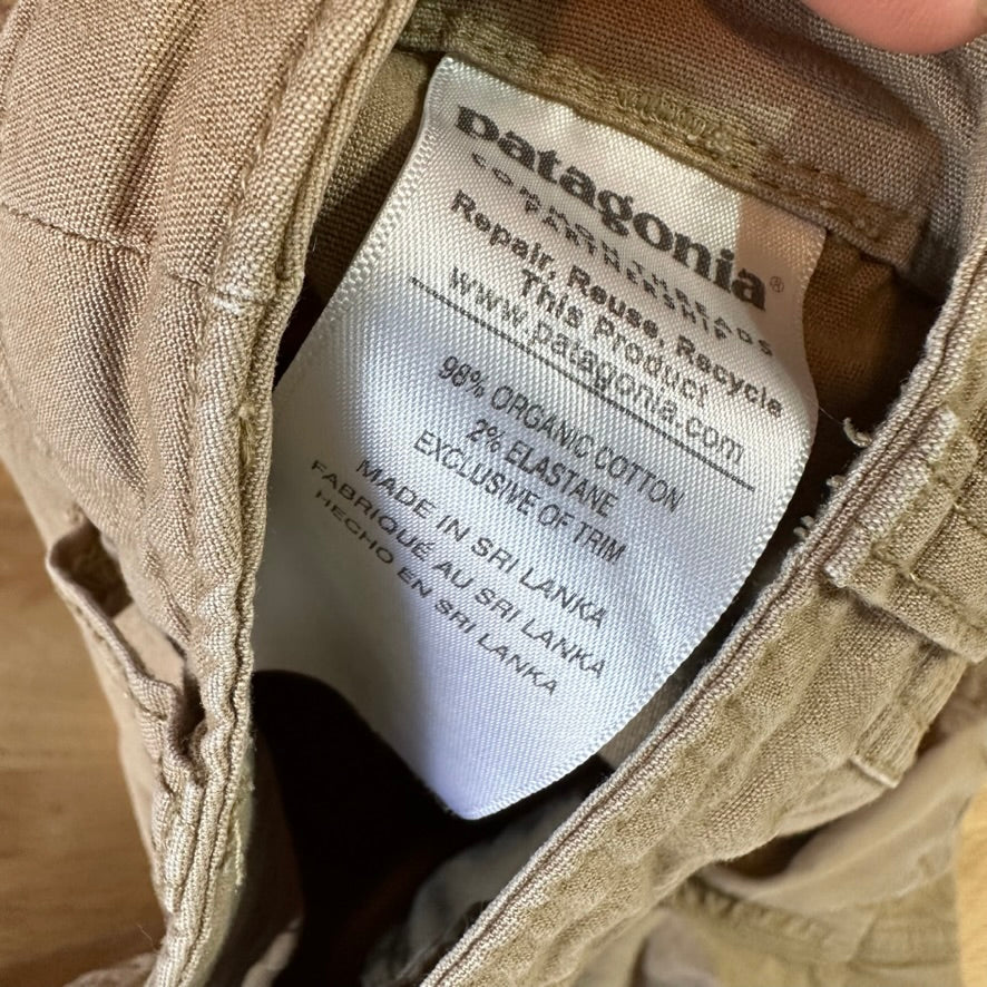 Patagonia Womens 12 Tan Shorts
