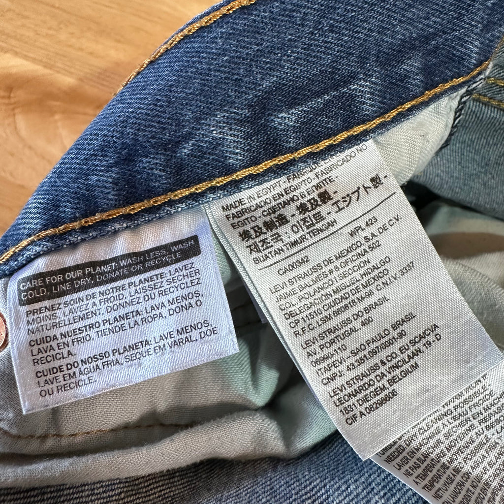 Levi's 501 Mens 32x34 Blue Jeans