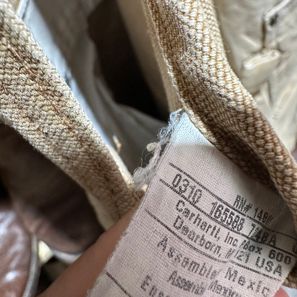 Carhartt R01 Mens 36x32 Brown Bibs