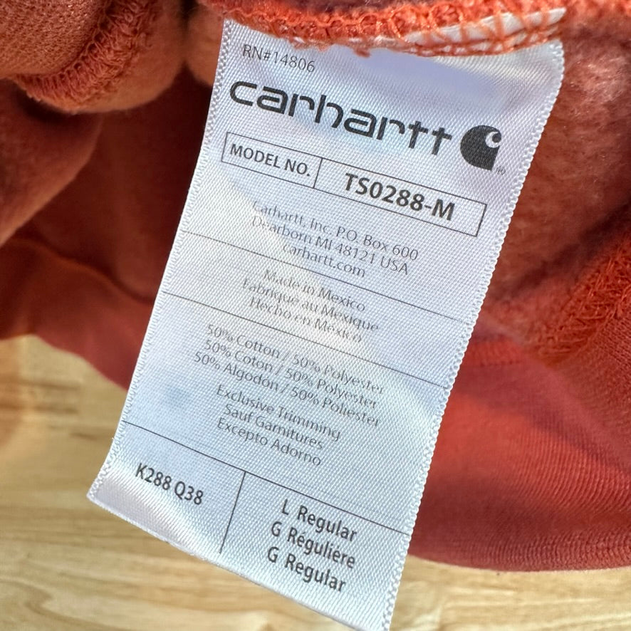 Carhartt Men's Large Orange Hoodie