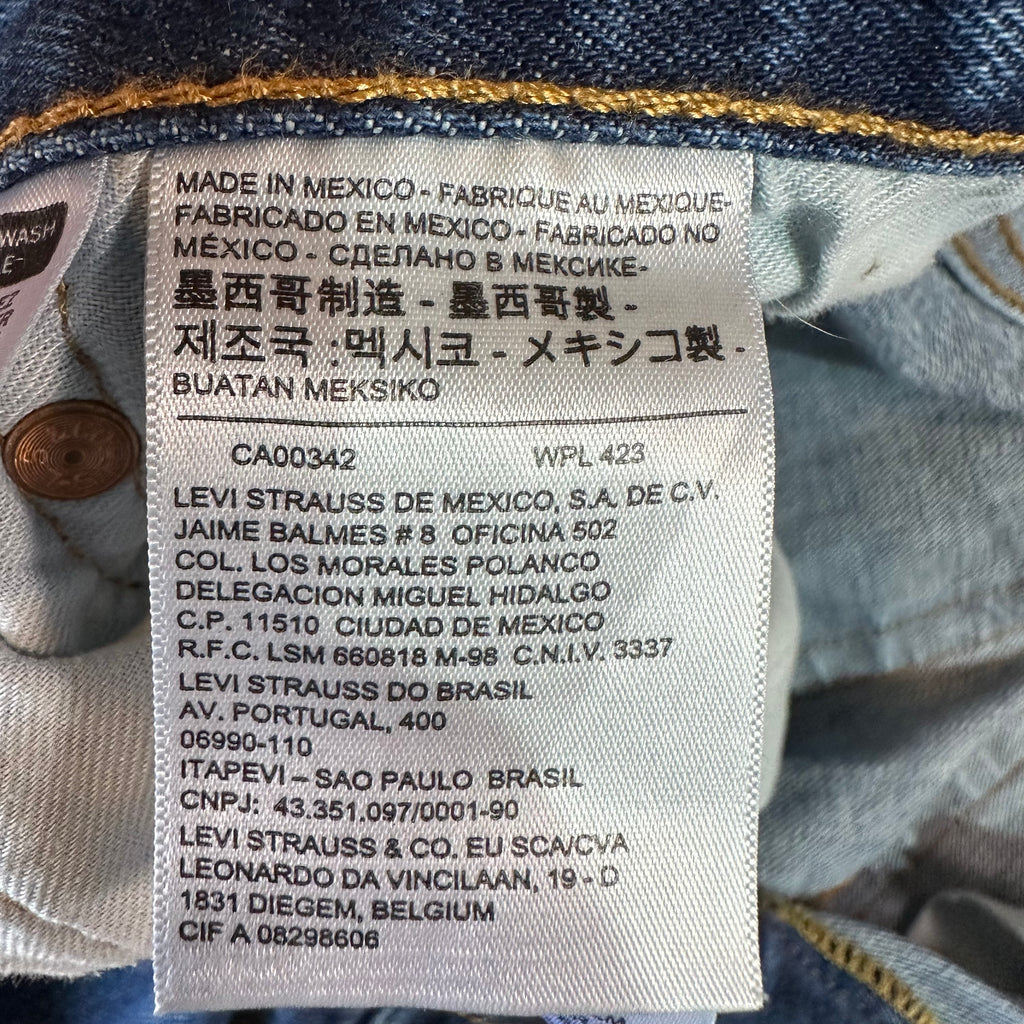 Levis 501 Mens 36x29 Blue Jeans
