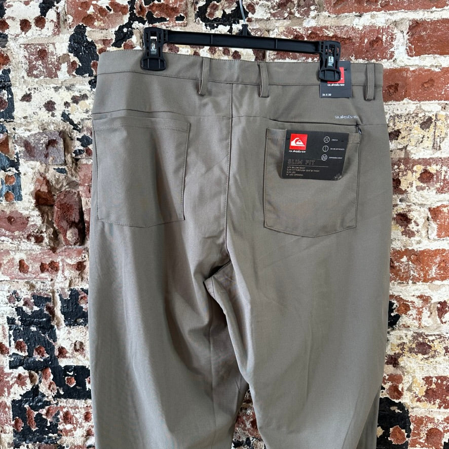 Quicksilver Mens 34x30 Tech Pants NEW