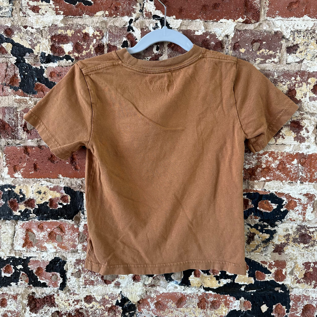 Carhartt Short Sleeve T-Shirt Boys 4T Brown