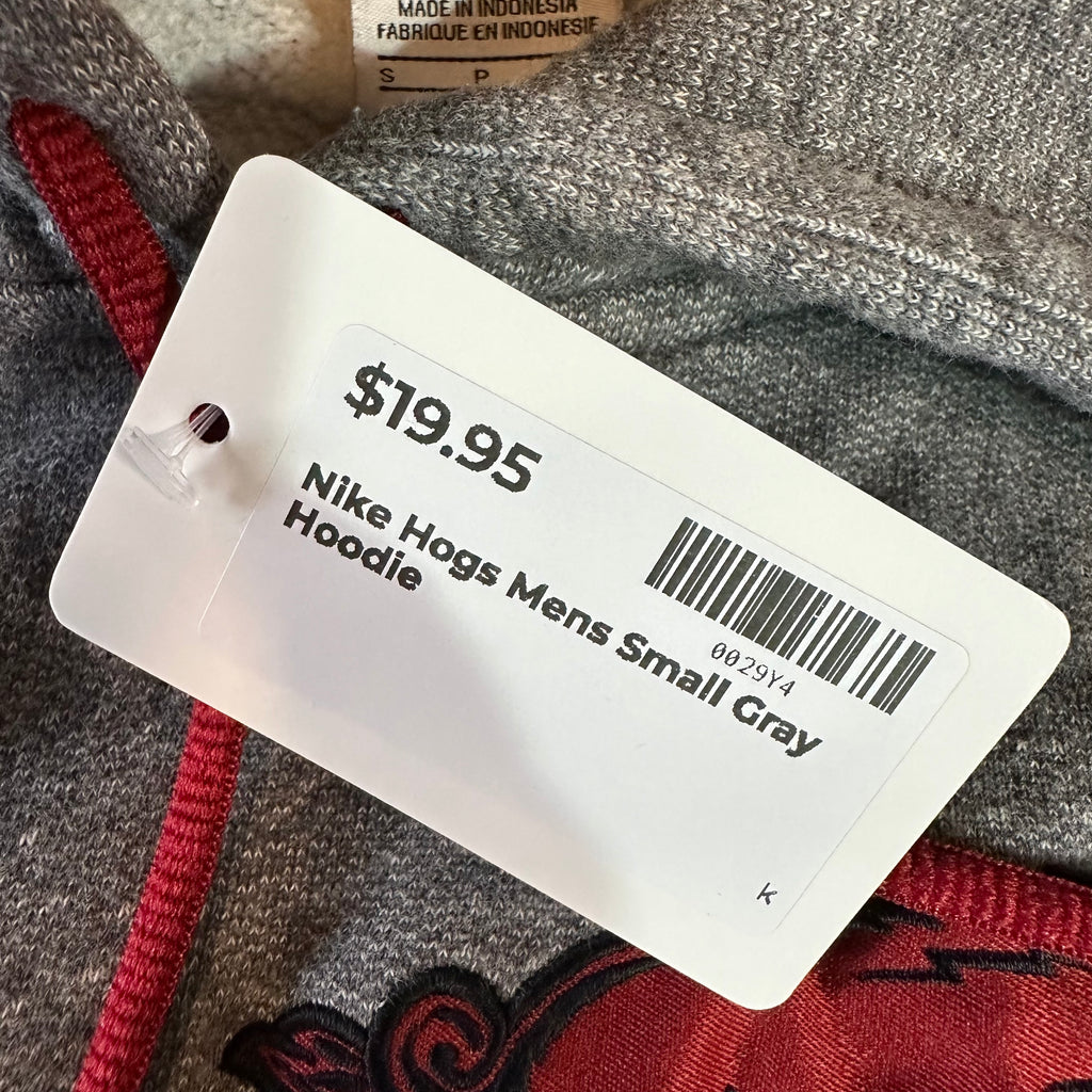 Nike HOGS Gray Small Hoodie