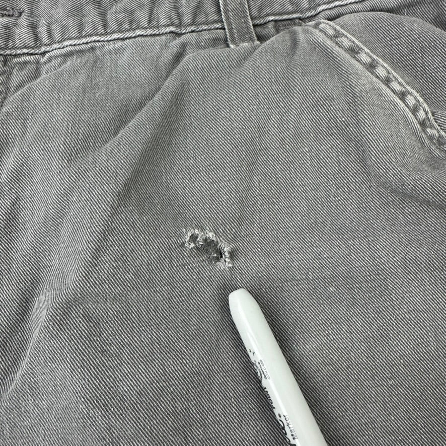 Carhartt B283 CHR Shorts Mens 38 Relaxed fit canvas Gray 9.5" ins Casual Utility