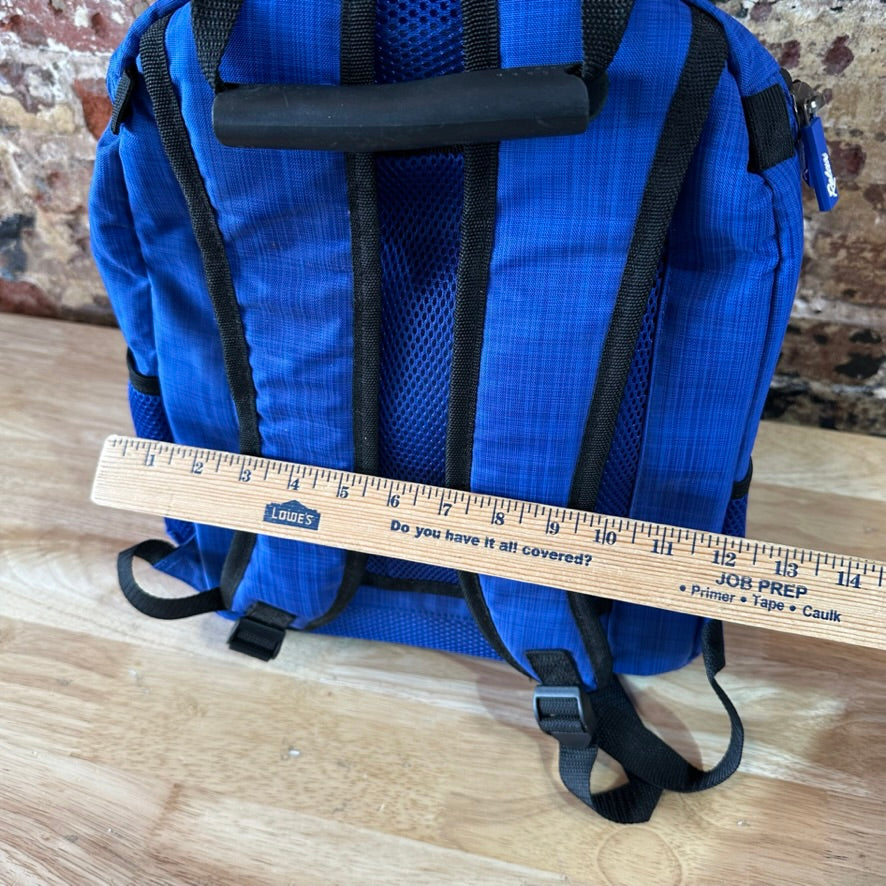 TOMMY BAHAMA Zip Cooler Bag Insulated Backpack Deep Freeze Blue