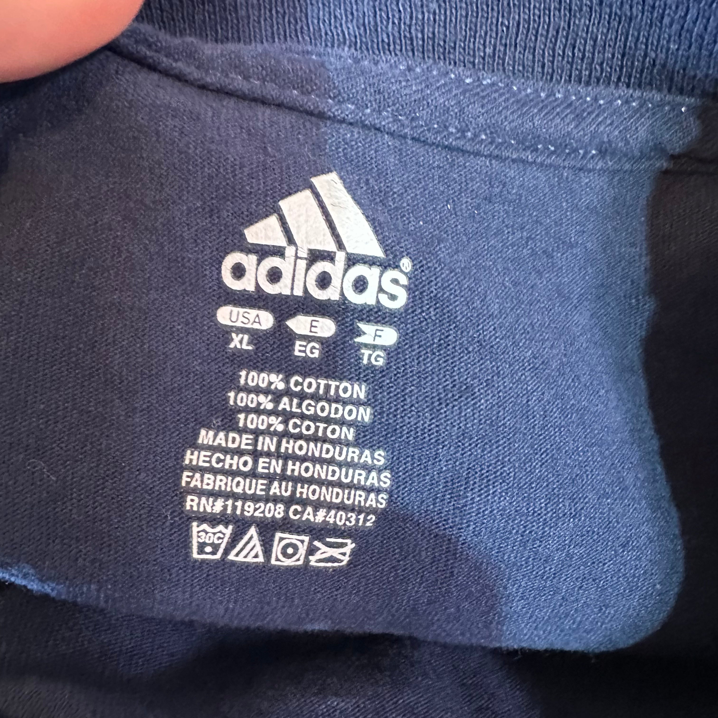 Adidas Norte Dame Mens XL S/S T-Shirt