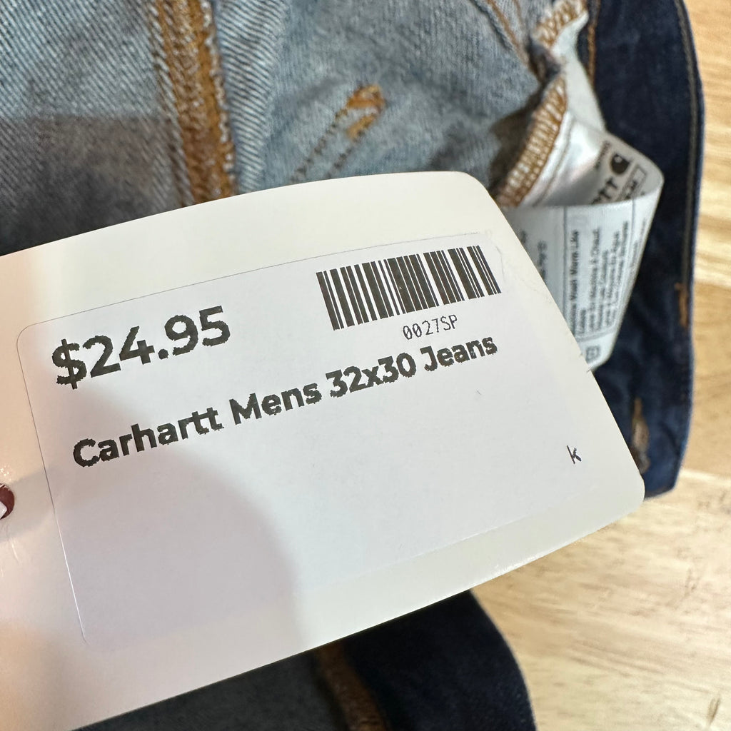 Carhartt Mens 32x30 Jeans