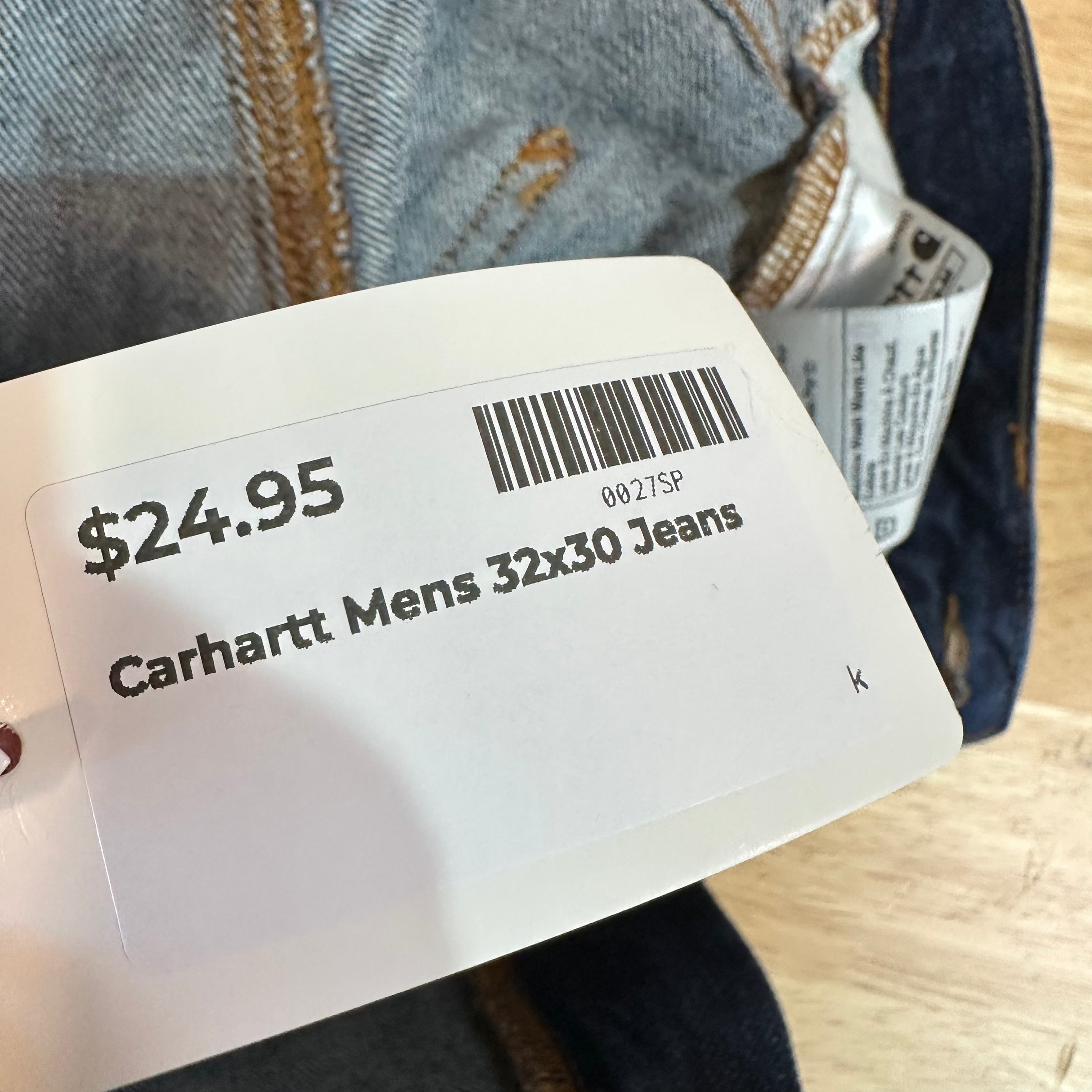 Carhartt Mens 32x30 Jeans