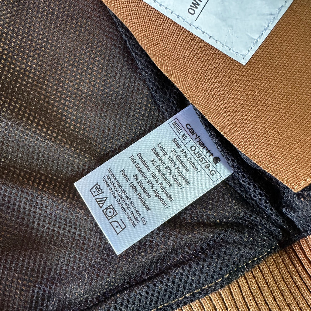 Carhartt Jacket Youth Girls XS (6) Rugged Flex Canvas Bomber Coat NEW Brown