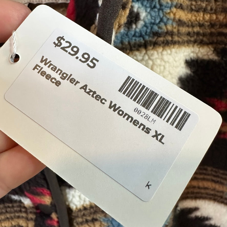 Wrangler Womens Medium Aztec Sherpa