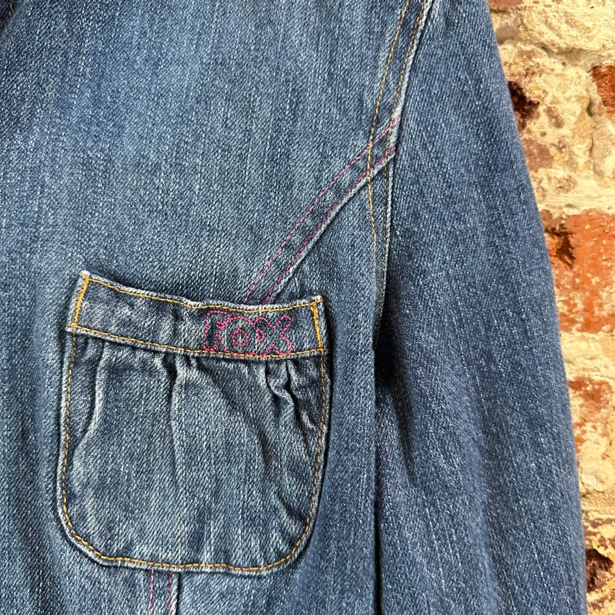 VTG Fox Racing Jean Jacket Womens Large