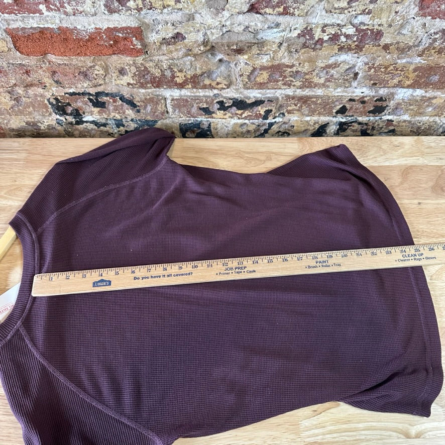 Carhartt Force T-Shirt Womens XL Long sleeve Work casual Purple thermal Base