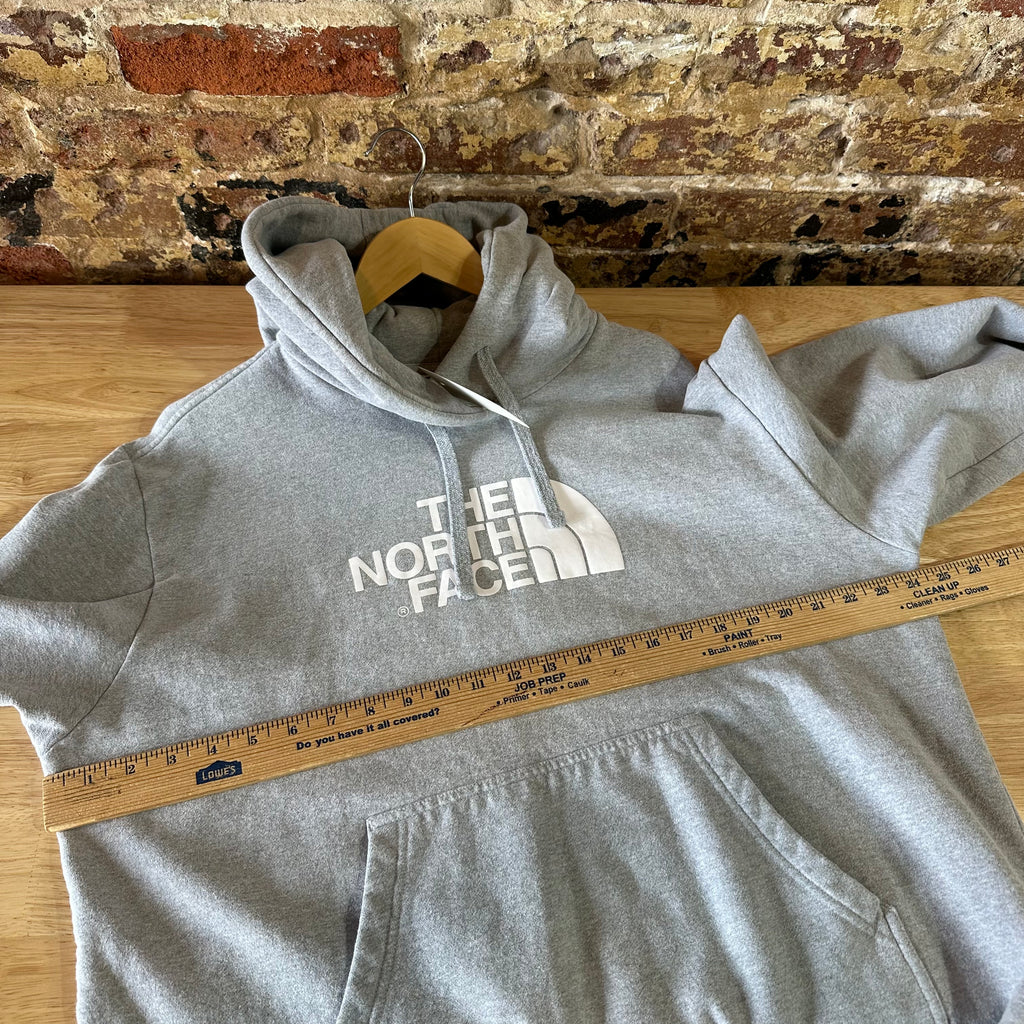The North Face Men's XL Gray w/ White Logo Hoodie