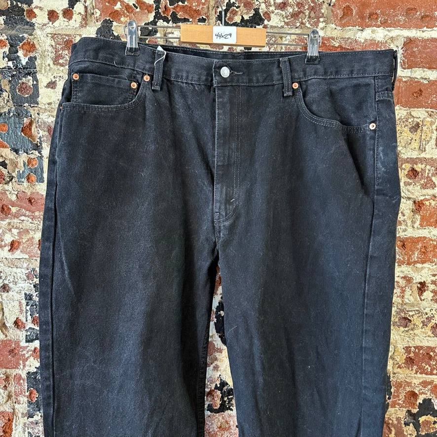 Levi's Mens 44x29 Black Jeans