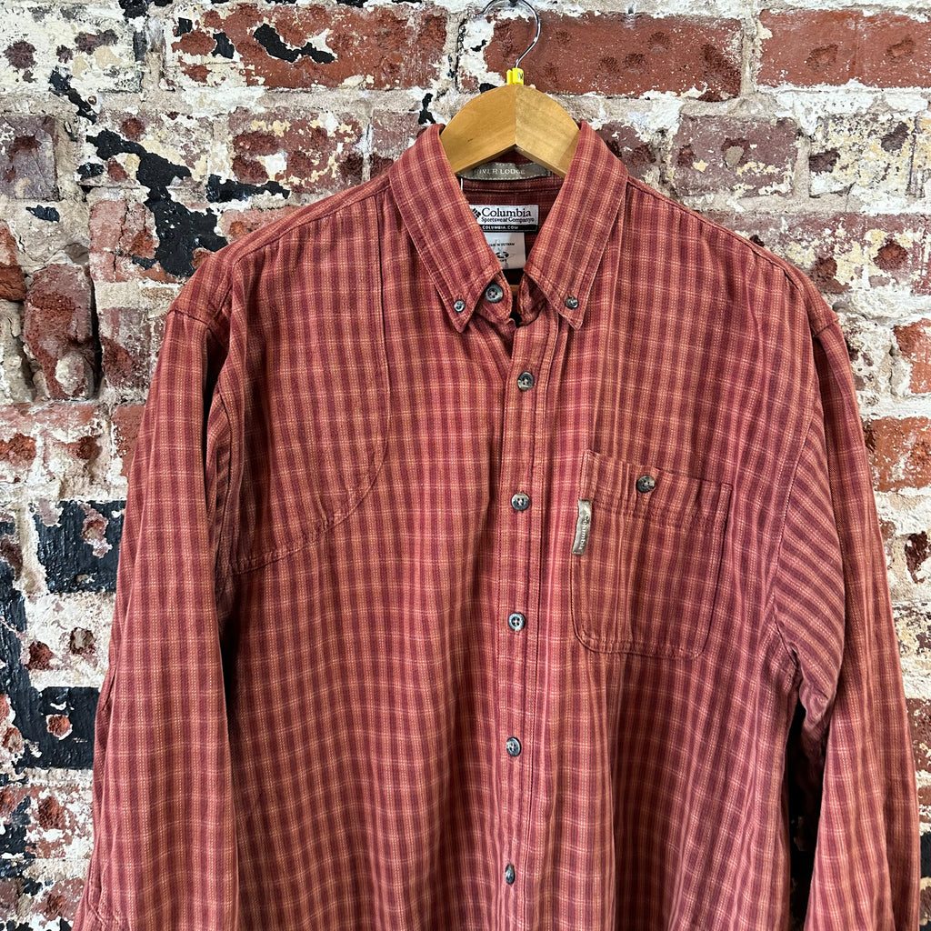 Columbia Mens Medium Button Up Shirt
