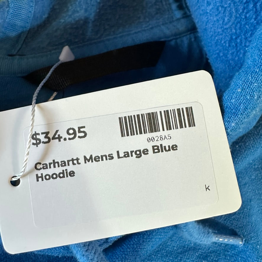 Carhartt Men's Large Blue Hoodie