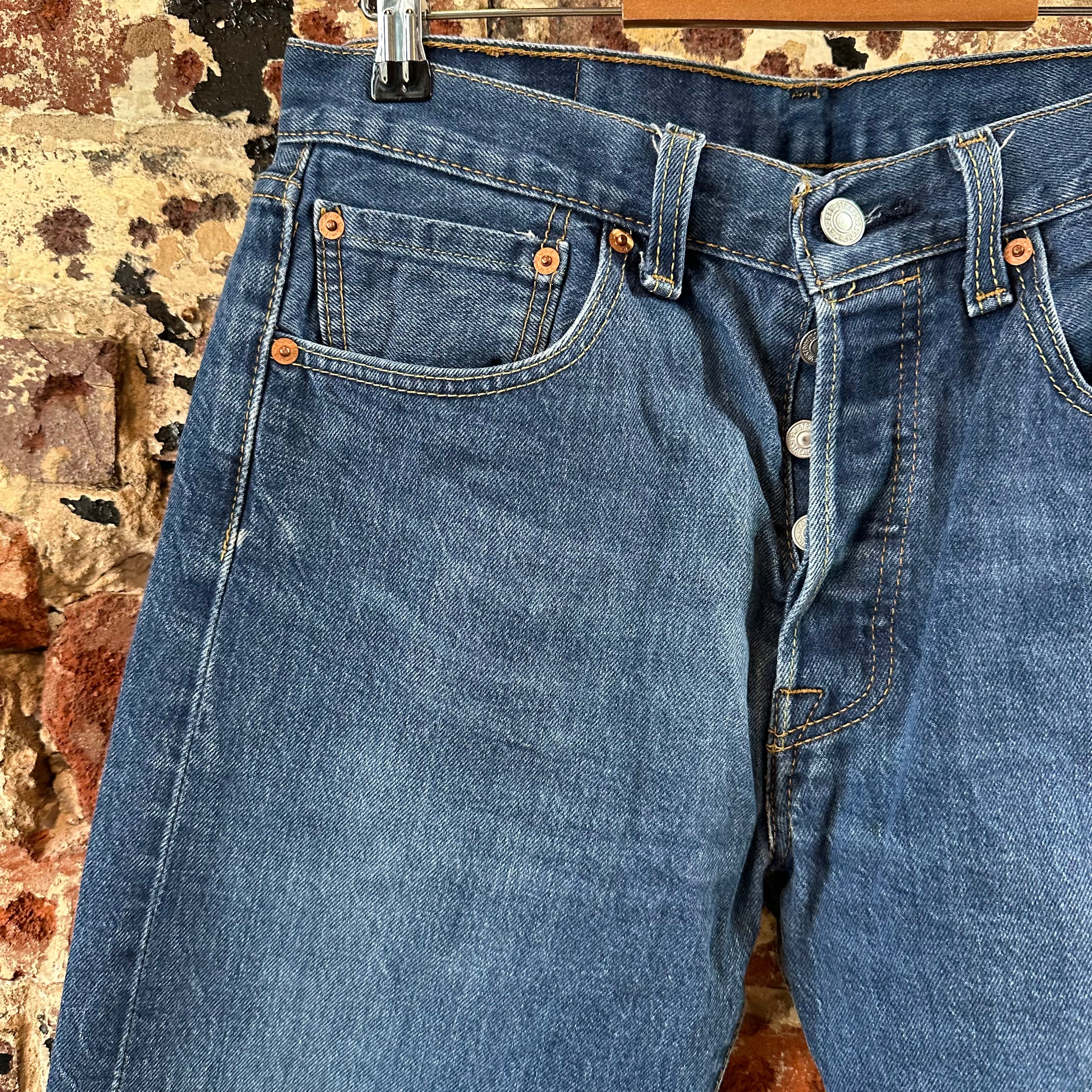 Levi's 501 Mens 32x34 Blue Jeans