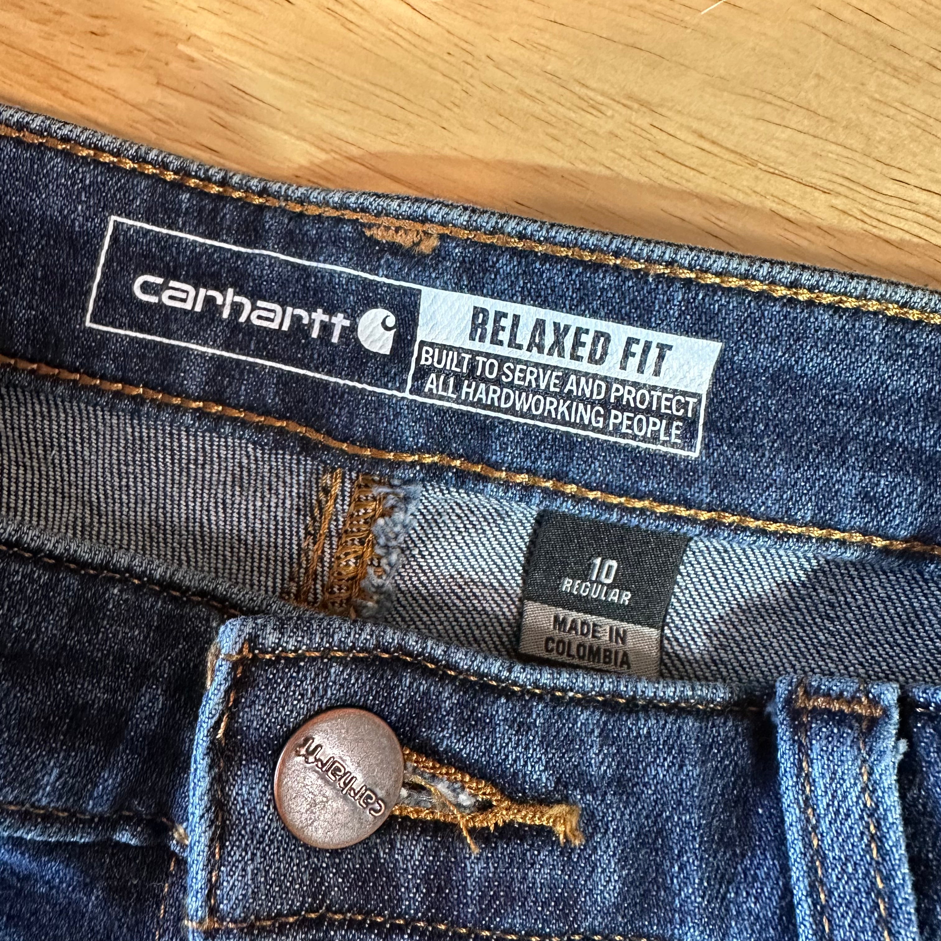 Carhartt Womens 10 Jeans NEW